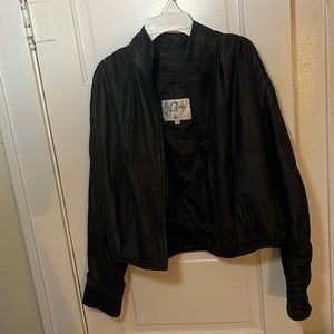 Vintage Leather bomber jacket
